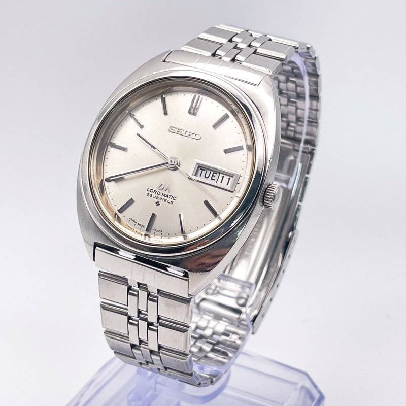 Seiko Seiko - Lord Matic 白静 (Hakusei) – White Silence - No reserve price - 5606-7140 - Men - 1971 vintage watch - image 1