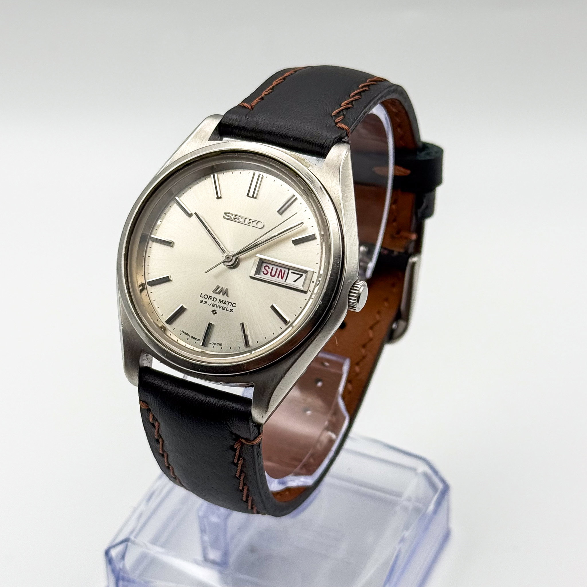 Seiko - Lord Matic [Serviced] 銀輪 (Ginrin) – Silver Halo - No reserve price - 5606-7070 - Men - 1969