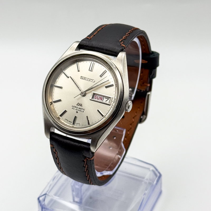 Seiko Seiko - Lord Matic [Serviced] 銀輪 (Ginrin) – Silver Halo - No reserve price - 5606-7070 - Men - 1969 vintage watch - image 1