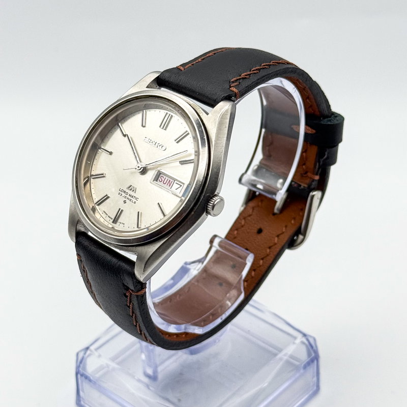 Seiko Seiko - Lord Matic [Serviced] 銀輪 (Ginrin) – Silver Halo - No reserve price - 5606-7070 - Men - 1969 vintage watch - image 2