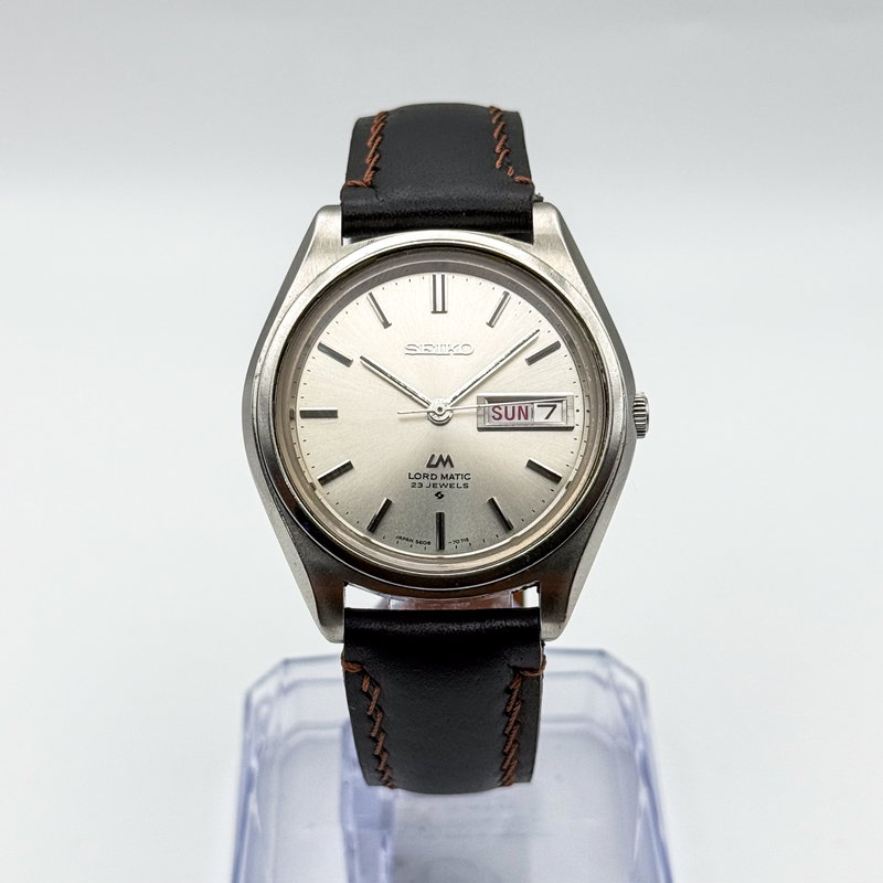 Seiko Seiko - Lord Matic [Serviced] 銀輪 (Ginrin) – Silver Halo - No reserve price - 5606-7070 - Men - 1969 vintage watch - image 3