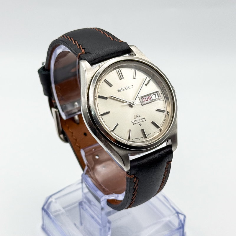 Seiko Seiko - Lord Matic [Serviced] 銀輪 (Ginrin) – Silver Halo - No reserve price - 5606-7070 - Men - 1969 vintage watch - image 4
