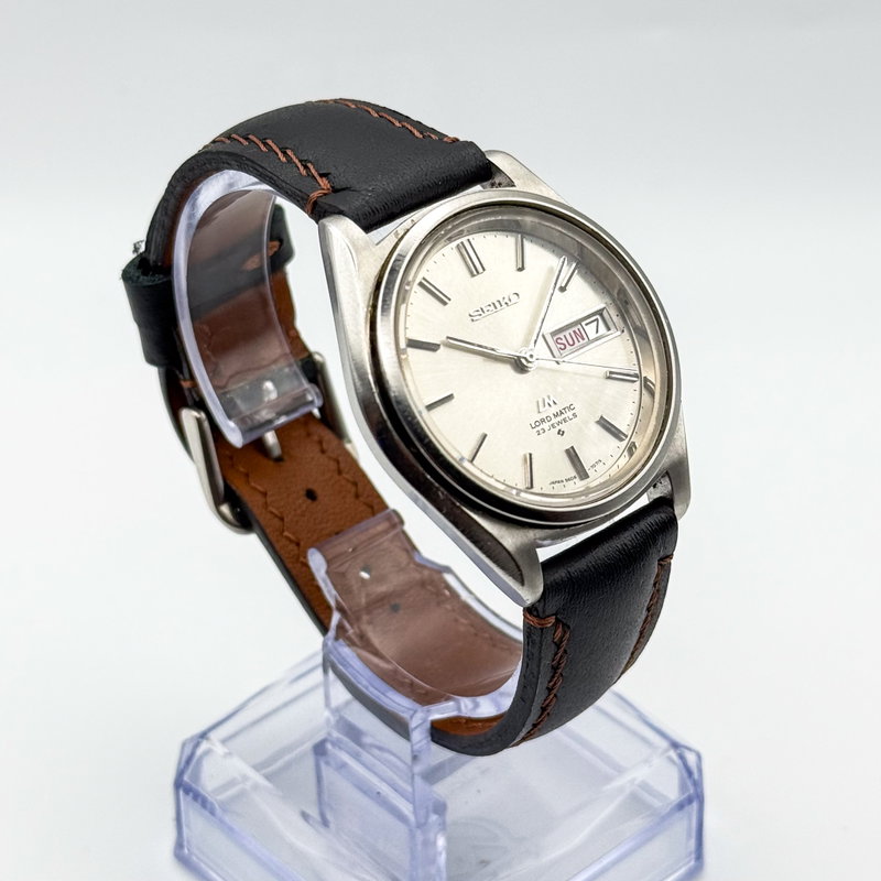 Seiko Seiko - Lord Matic [Serviced] 銀輪 (Ginrin) – Silver Halo - No reserve price - 5606-7070 - Men - 1969 vintage watch - image 5