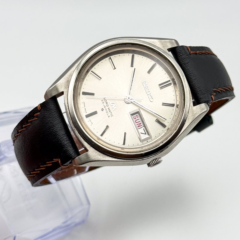 Seiko Seiko - Lord Matic [Serviced] 銀輪 (Ginrin) – Silver Halo - No reserve price - 5606-7070 - Men - 1969 vintage watch - image 9