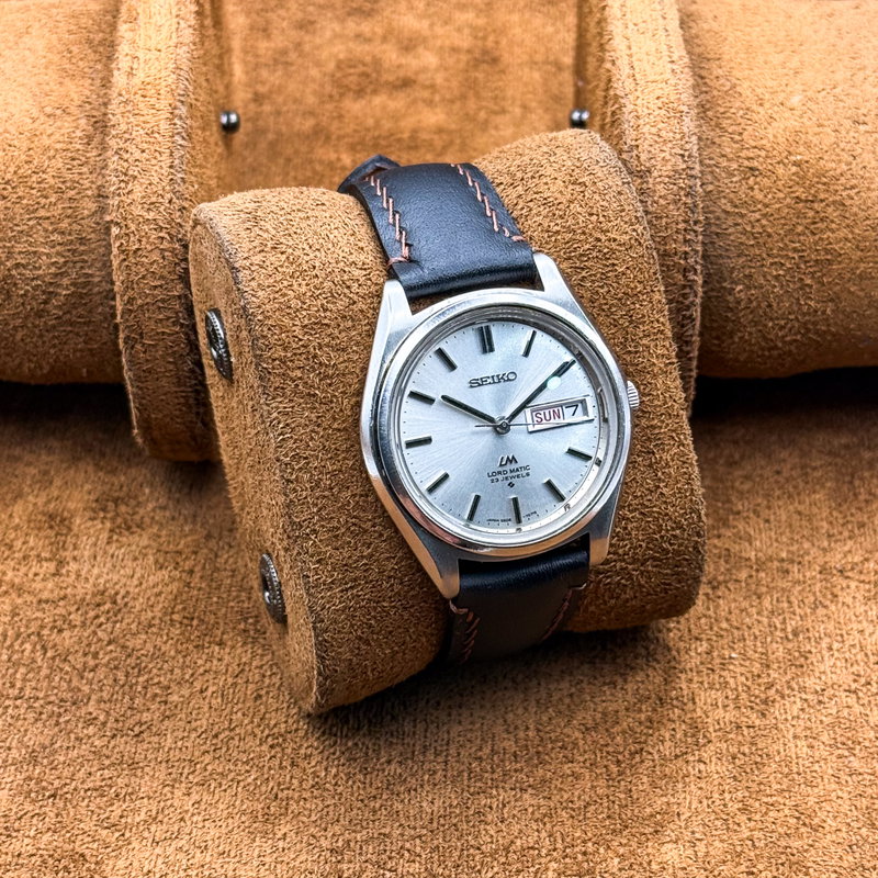 Seiko Seiko - Lord Matic [Serviced] 銀輪 (Ginrin) – Silver Halo - No reserve price - 5606-7070 - Men - 1969 vintage watch - image 11