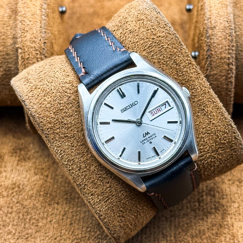 Seiko Seiko - Lord Matic [Serviced] 銀輪 (Ginrin) – Silver Halo - No reserve price - 5606-7070 - Men - 1969 vintage watch - image 12