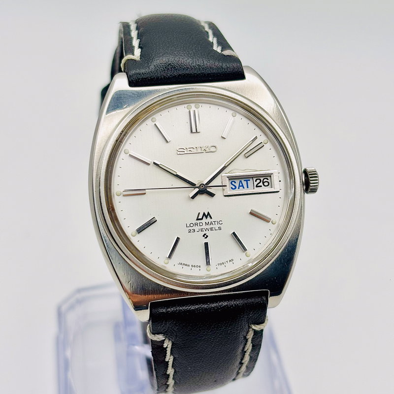Seiko Seiko - Lord Matic 覚光 (Kakkō) – Awakened Light - No reserve price - 5606-7050 - Men - 1970 vintage watch - image 1