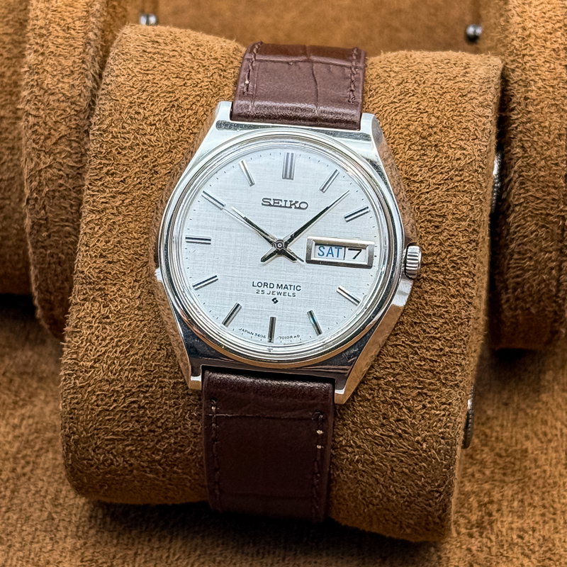 null Seiko - Lord Matic 晴音 (Harune) – Clear Sound - No Reserve Price - 5606-7010 - Men - 1978 vintage watch - image 4