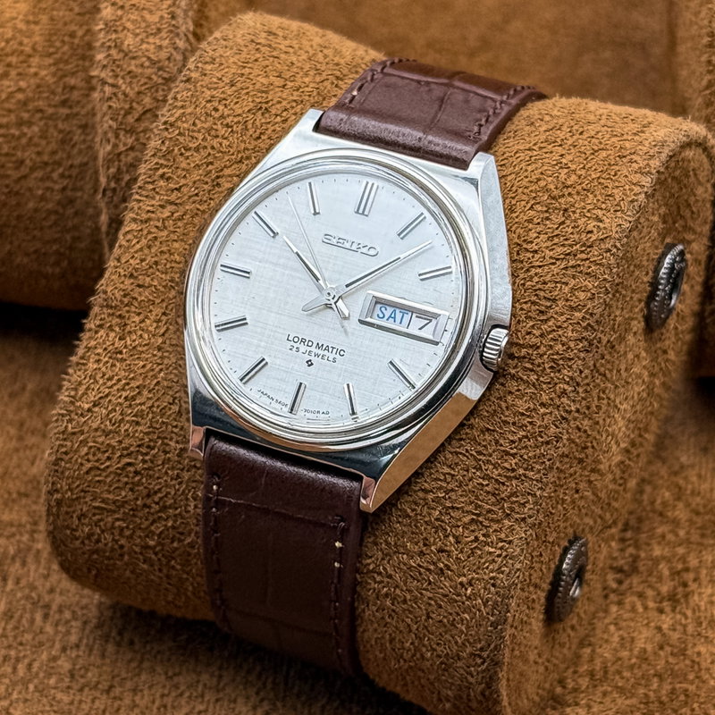 null Seiko - Lord Matic 晴音 (Harune) – Clear Sound - No Reserve Price - 5606-7010 - Men - 1978 vintage watch - image 5