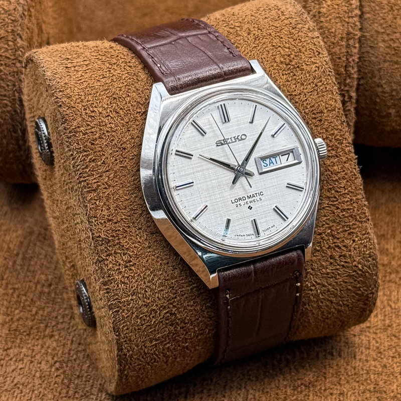 null Seiko - Lord Matic 晴音 (Harune) – Clear Sound - No Reserve Price - 5606-7010 - Men - 1978 vintage watch - image 6