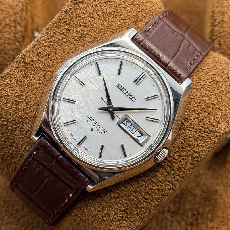 null Seiko - Lord Matic 晴音 (Harune) – Clear Sound - No Reserve Price - 5606-7010 - Men - 1978 vintage watch - image 9