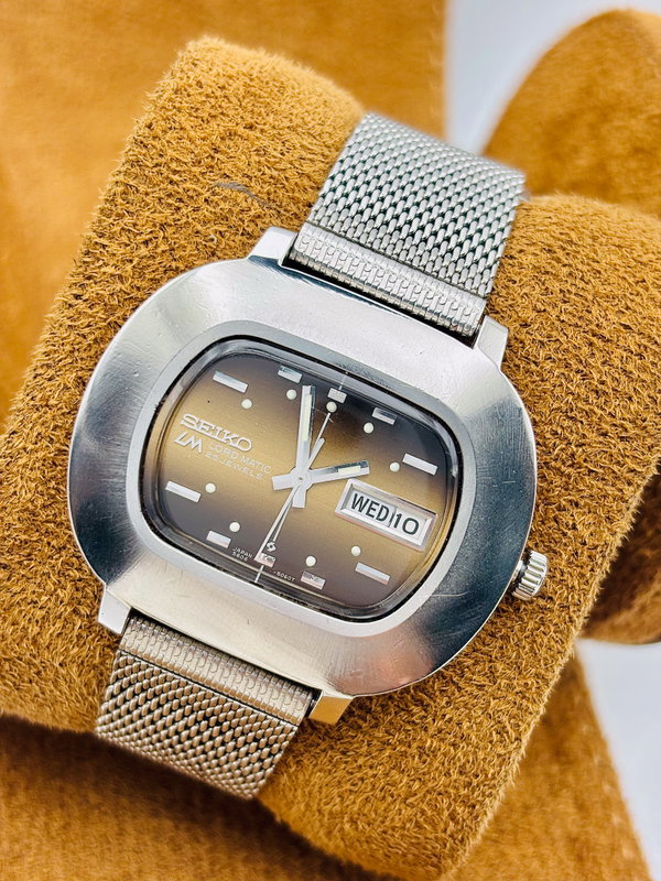 Seiko Seiko - Lord Matic 金華 (Kinka) – Golden Splendor - No reserve price - 5606-5060 - Men - 1971 vintage watch - image 4