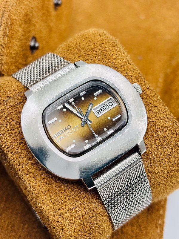 Seiko Seiko - Lord Matic 金華 (Kinka) – Golden Splendor - No reserve price - 5606-5060 - Men - 1971 vintage watch - image 1