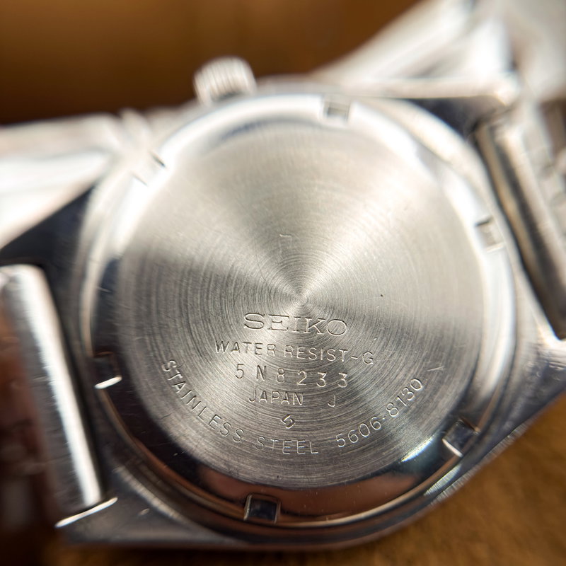 Seiko Seiko - LM "Gradient Green Sunburst" 縁光 (Enkō) – Framed Light - No Reserve Price - 5606-8130 - Men - 1975 vintage watch - image 15