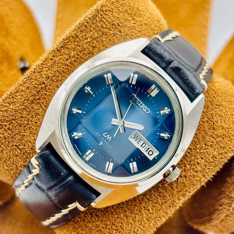 Seiko Seiko - Lord Matic "Gradient Blue Sunburst" 王藍 (Ōran) – Royal Blue - No reserve price - 5606-7231 - Men - 1974 vintage watch - image 3