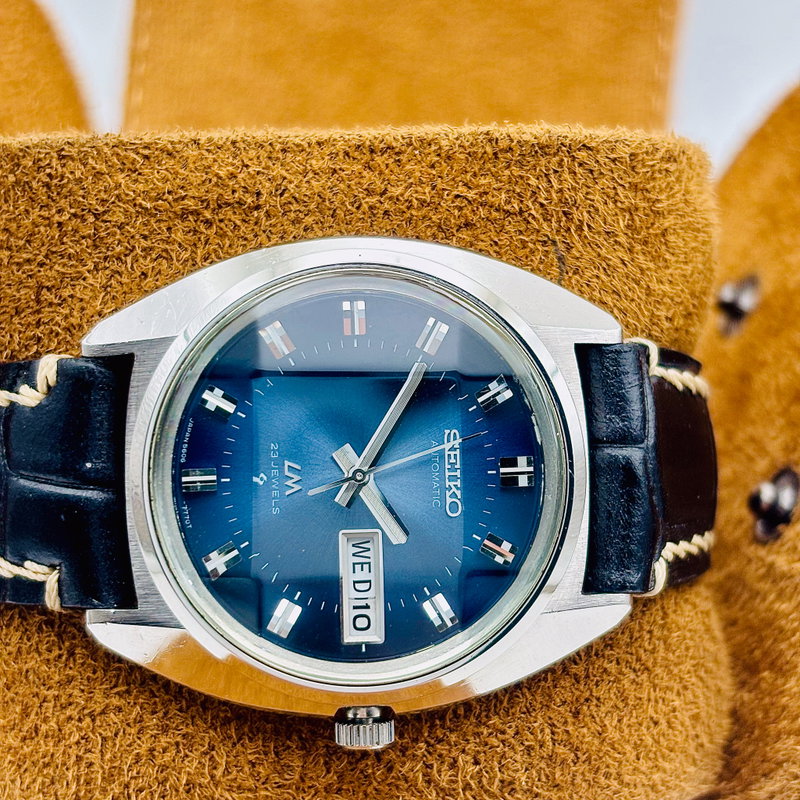 Seiko Seiko - Lord Matic "Gradient Blue Sunburst" 王藍 (Ōran) – Royal Blue - No reserve price - 5606-7231 - Men - 1974 vintage watch - image 5