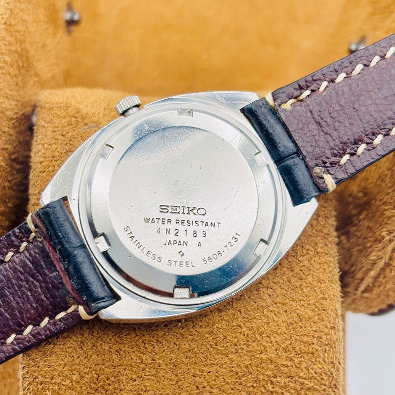 Seiko Seiko - Lord Matic "Gradient Blue Sunburst" 王藍 (Ōran) – Royal Blue - No reserve price - 5606-7231 - Men - 1974 vintage watch - image 19