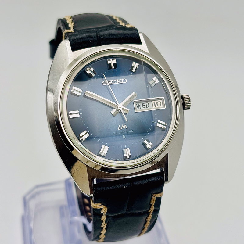 Seiko Seiko - Lord Matic "Gradient Blue Sunburst" 王藍 (Ōran) – Royal Blue - No reserve price - 5606-7231 - Men - 1974 vintage watch - image 20
