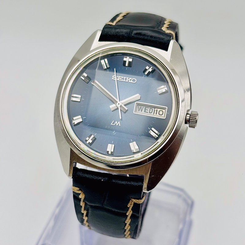 Seiko Seiko - Lord Matic "Gradient Blue Sunburst" 王藍 (Ōran) – Royal Blue - No reserve price - 5606-7231 - Men - 1974 vintage watch - image 21
