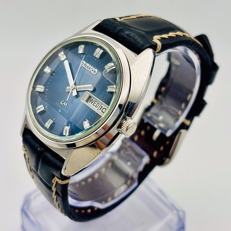 Seiko Seiko - Lord Matic "Gradient Blue Sunburst" 王藍 (Ōran) – Royal Blue - No reserve price - 5606-7231 - Men - 1974 vintage watch - image 22