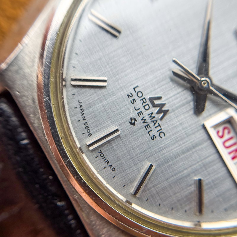 Seiko Seiko - Lord Matic "Linen-Dial" [Near-Mint] 宵光 (Yōkō) – Evening Light - No reserve price - 5606-7010 - Men - 1969 vintage watch - image 18