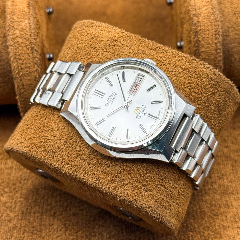 Seiko Seiko - Lord Matic Special 連光 (Renkō) – Connected Light - No reserve price - 5216-6040 - Men - 1974 vintage watch - image 12