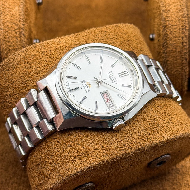 Seiko Seiko - Lord Matic Special 連光 (Renkō) – Connected Light - No reserve price - 5216-6040 - Men - 1974 vintage watch - image 13