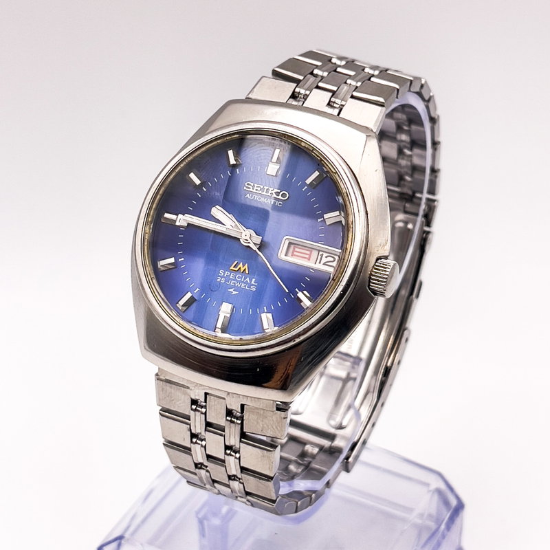 Seiko Seiko - Lord Matic Special "Deep Blue Sunburst" 爵映 – Shaku’ei – Nobility Reflection - No reserve price - 5216-7050 - Men - 1974 vintage watch - image 1