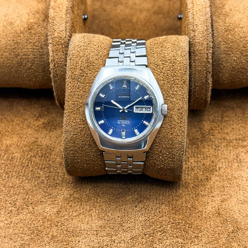 Seiko Seiko - Lord Matic Special "Deep Blue Sunburst" 爵映 – Shaku’ei – Nobility Reflection - No reserve price - 5216-7050 - Men - 1974 vintage watch - image 9