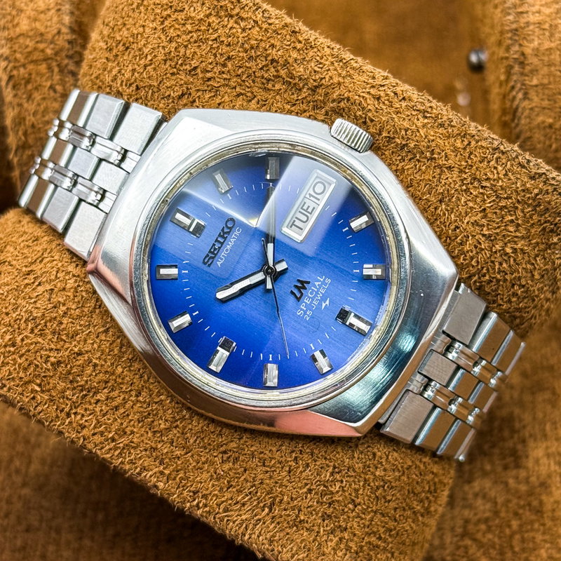 Seiko Seiko - Lord Matic Special "Deep Blue Sunburst" 爵映 – Shaku’ei – Nobility Reflection - No reserve price - 5216-7050 - Men - 1974 vintage watch - image 17