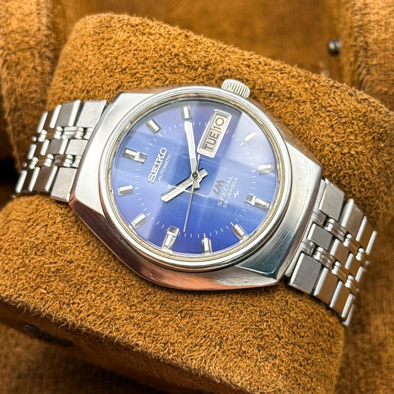Seiko Seiko - Lord Matic Special "Deep Blue Sunburst" 爵映 – Shaku’ei – Nobility Reflection - No reserve price - 5216-7050 - Men - 1974 vintage watch - image 18