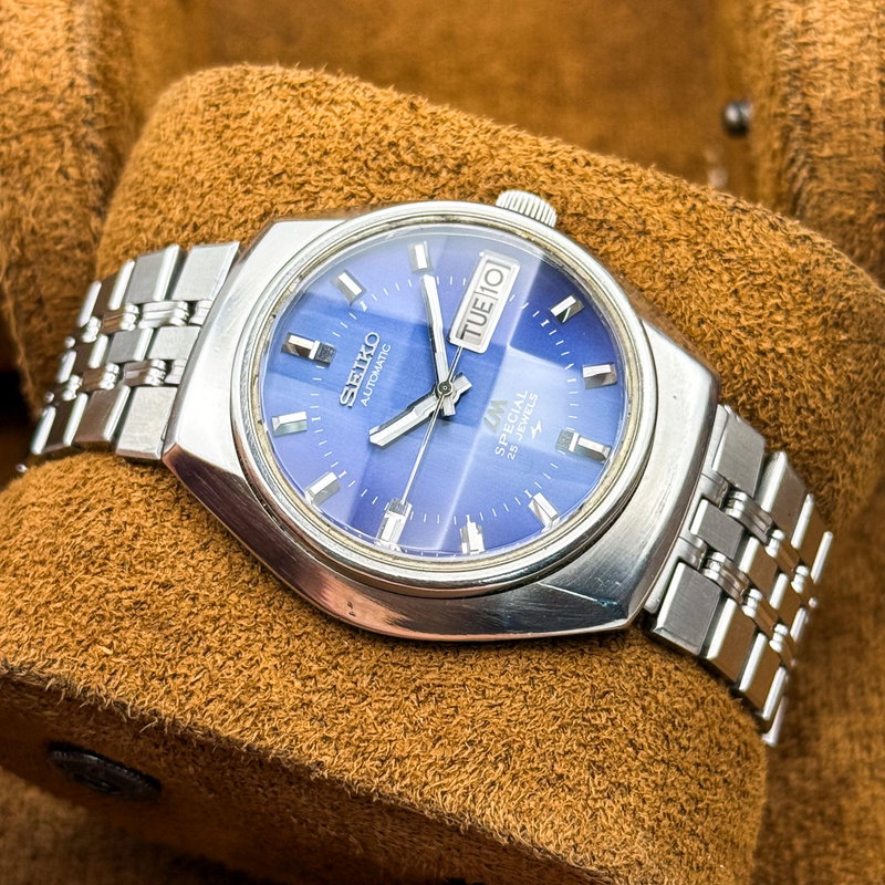 Seiko Seiko - Lord Matic Special "Deep Blue Sunburst" 爵映 – Shaku’ei – Nobility Reflection - No reserve price - 5216-7050 - Men - 1974 vintage watch - image 19