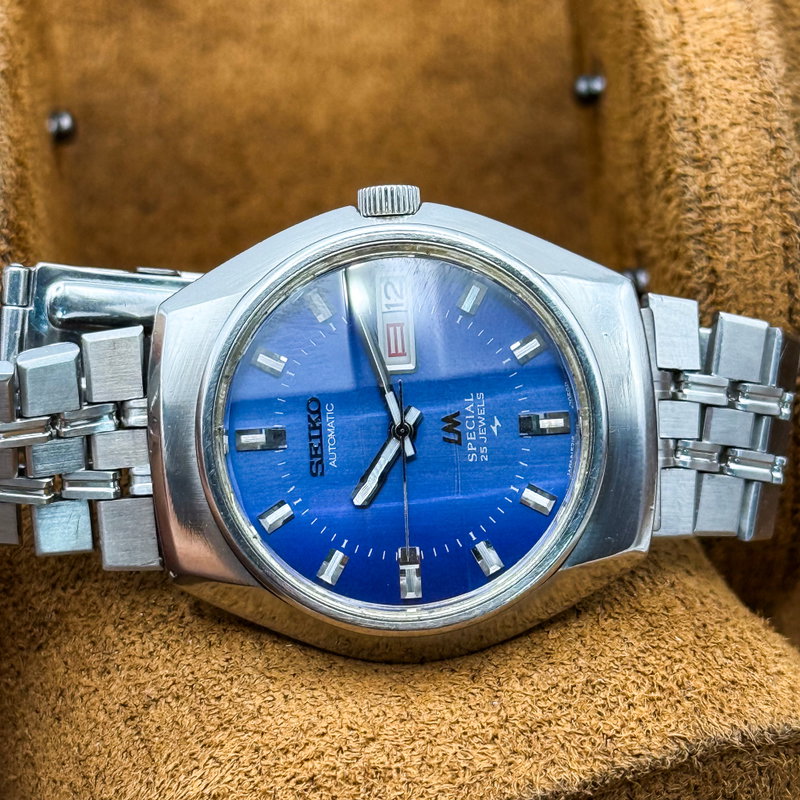 Seiko Seiko - Lord Matic Special "Deep Blue Sunburst" 爵映 – Shaku’ei – Nobility Reflection - No reserve price - 5216-7050 - Men - 1974 vintage watch - image 22