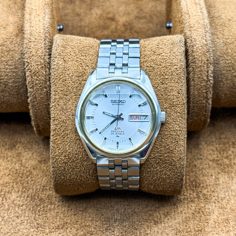 Seiko Seiko - Lord Matic Special "Gradient White Sunburst" [Near-Mint] 幽環 (Yūkan) – Ethereal Circle - No reserve price - 5216-6010 - Men - 1973 vintage watch - image 9