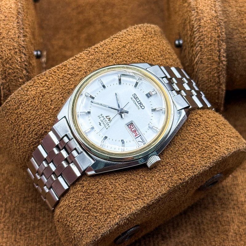 Seiko Seiko - Lord Matic Special "Gradient White Sunburst" [Near-Mint] 幽環 (Yūkan) – Ethereal Circle - No reserve price - 5216-6010 - Men - 1973 vintage watch - image 12