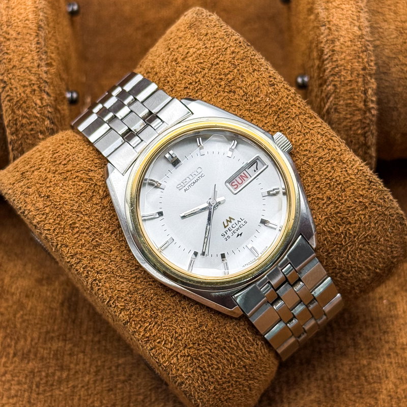 Seiko Seiko - Lord Matic Special "Gradient White Sunburst" [Near-Mint] 幽環 (Yūkan) – Ethereal Circle - No reserve price - 5216-6010 - Men - 1973 vintage watch - image 13