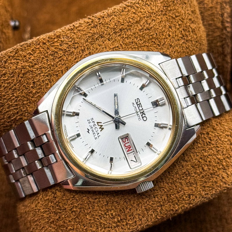 Seiko Seiko - Lord Matic Special "Gradient White Sunburst" [Near-Mint] 幽環 (Yūkan) – Ethereal Circle - No reserve price - 5216-6010 - Men - 1973 vintage watch - image 16