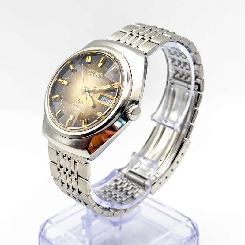 Seiko Seiko - Lord Matic Special "Gradient Golden Sunburst" 根影 (Konei) – Root Shadow - 5216-6020 - Men - 1973 vintage watch - image 2