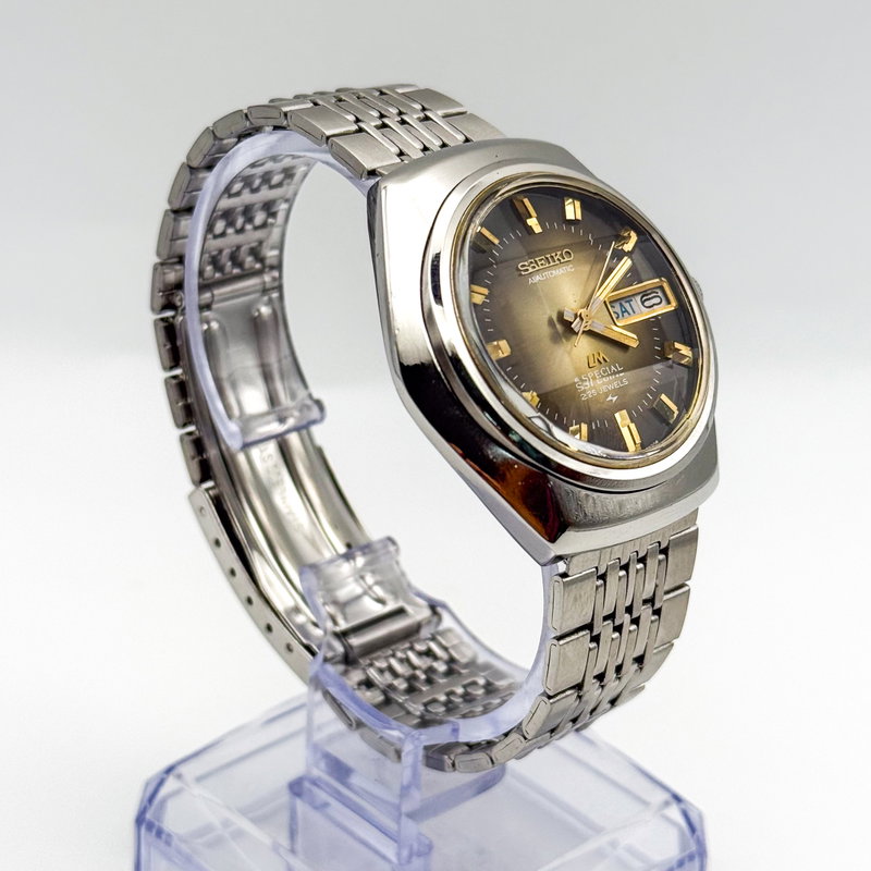 Seiko Seiko - Lord Matic Special "Gradient Golden Sunburst" 根影 (Konei) – Root Shadow - 5216-6020 - Men - 1973 vintage watch - image 8