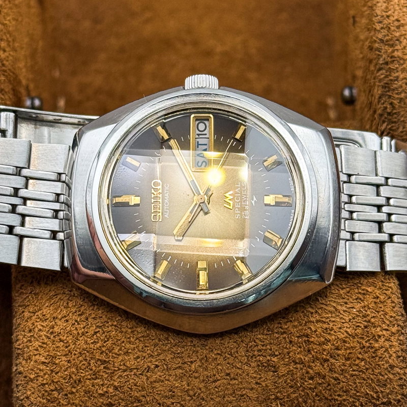 Seiko Seiko - Lord Matic Special "Gradient Golden Sunburst" 根影 (Konei) – Root Shadow - 5216-6020 - Men - 1973 vintage watch - image 21