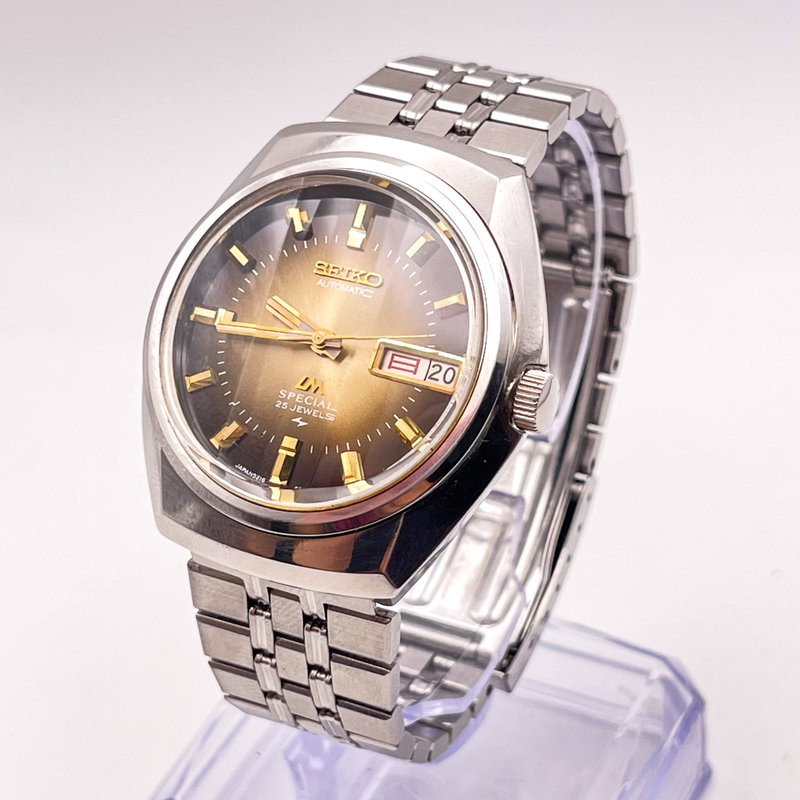 Seiko Seiko - LM Special "Gradient Golden Sunburst" 悠久 (Yūkyū) – Eternal - 5216-6020 - Men - 1973 vintage watch - image 2