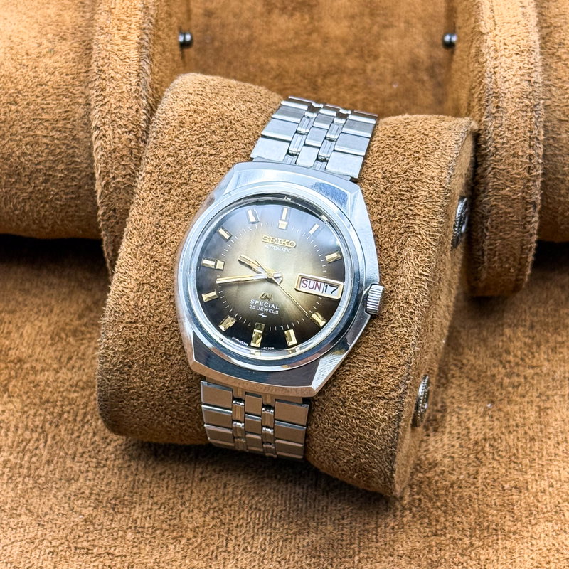 Seiko Seiko - LM Special "Gradient Golden Sunburst" 悠久 (Yūkyū) – Eternal - 5216-6020 - Men - 1973 vintage watch - image 11