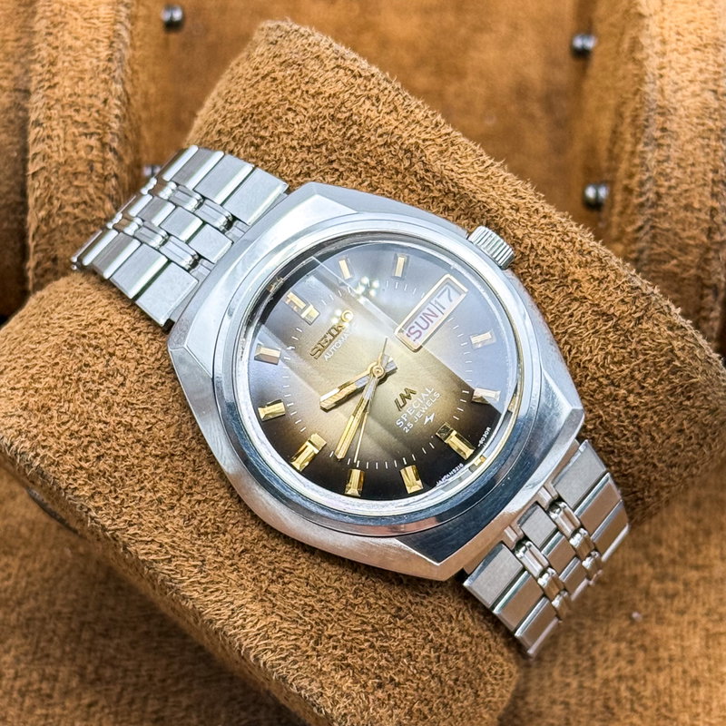Seiko Seiko - LM Special "Gradient Golden Sunburst" 悠久 (Yūkyū) – Eternal - 5216-6020 - Men - 1973 vintage watch - image 15