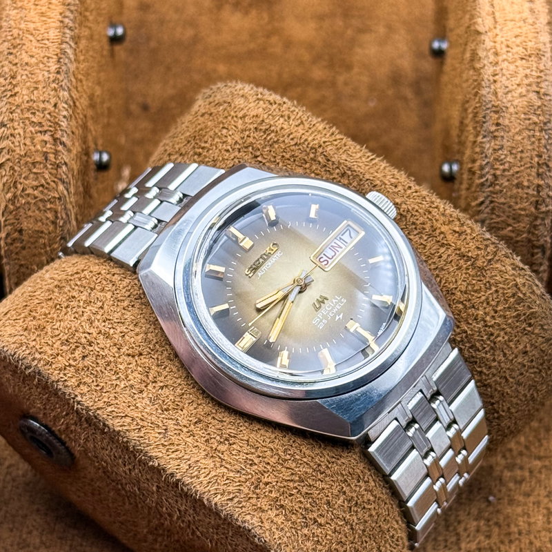 Seiko Seiko - LM Special "Gradient Golden Sunburst" 悠久 (Yūkyū) – Eternal - 5216-6020 - Men - 1973 vintage watch - image 16