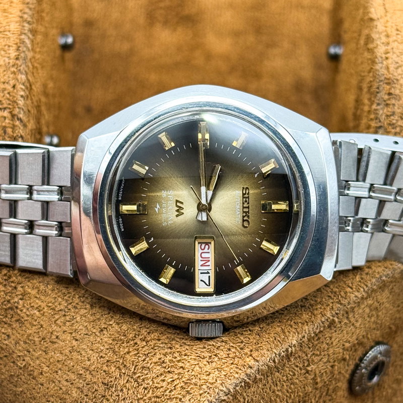 Seiko Seiko - LM Special "Gradient Golden Sunburst" 悠久 (Yūkyū) – Eternal - 5216-6020 - Men - 1973 vintage watch - image 18