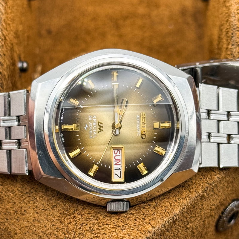 Seiko Seiko - LM Special "Gradient Golden Sunburst" 悠久 (Yūkyū) – Eternal - 5216-6020 - Men - 1973 vintage watch - image 20