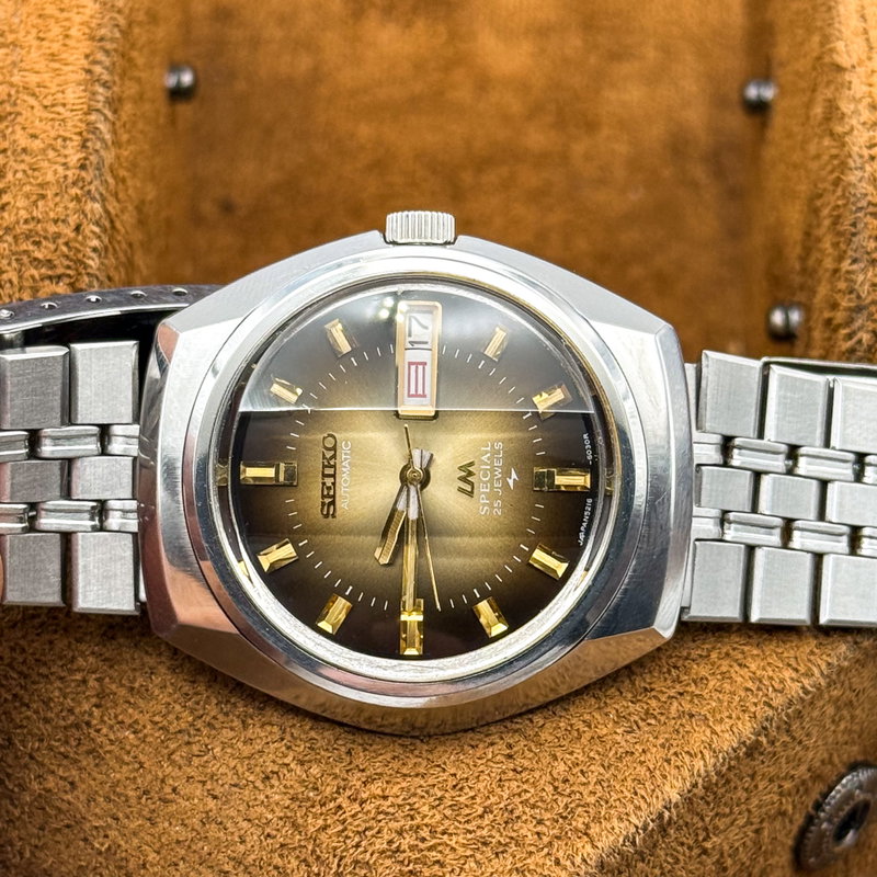 Seiko Seiko - LM Special "Gradient Golden Sunburst" 悠久 (Yūkyū) – Eternal - 5216-6020 - Men - 1973 vintage watch - image 21