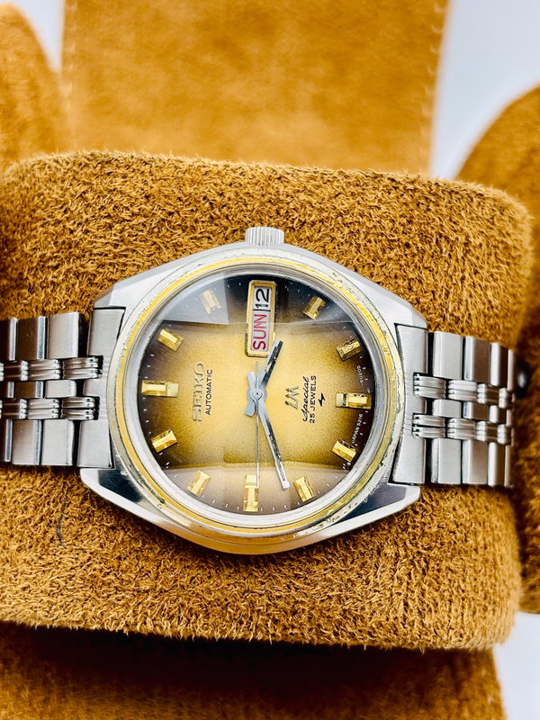 Seiko Seiko - Lord Matic Special "Gradient Golden Sunburst" 玉影 – Gyokuei – Gem Shadow - No reserve price - 5216-6010 - Men - 1973 vintage watch - image 3