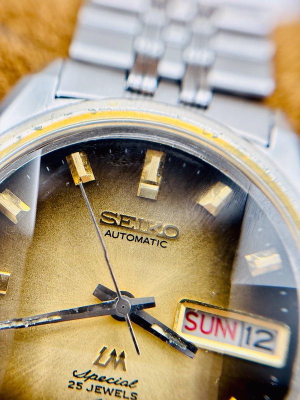 Seiko Seiko - Lord Matic Special "Gradient Golden Sunburst" 玉影 – Gyokuei – Gem Shadow - No reserve price - 5216-6010 - Men - 1973 vintage watch - image 11