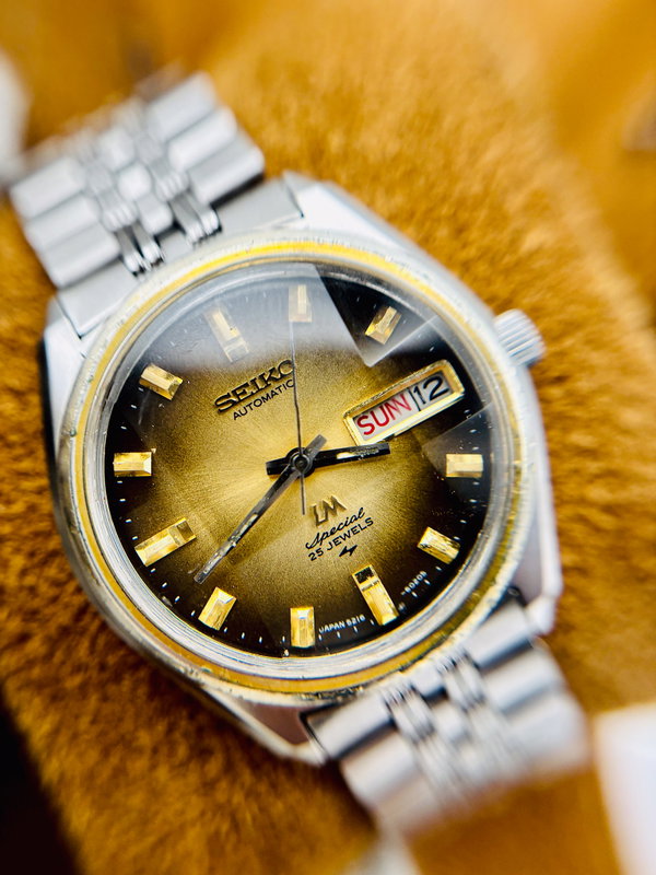 Seiko Seiko - Lord Matic Special "Gradient Golden Sunburst" 玉影 – Gyokuei – Gem Shadow - No reserve price - 5216-6010 - Men - 1973 vintage watch - image 16